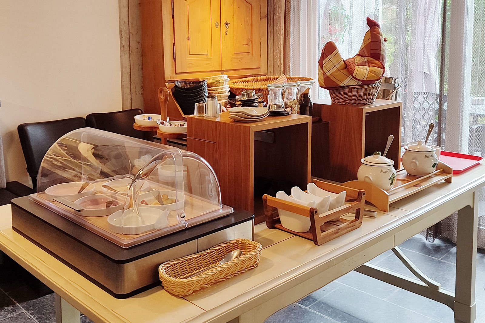 Frühstücksbufett im Restaurant Wintergarten