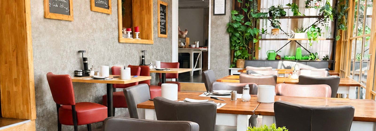 Die Räumlichkeiten des Restaurants Wintergarten