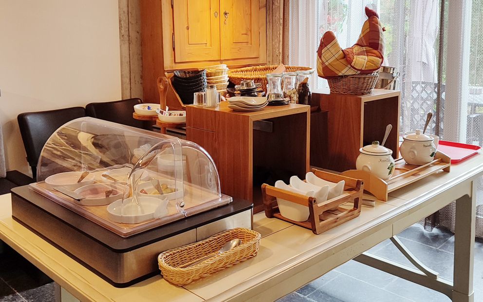 Frühstücksbufett im Restaurant Wintergarten